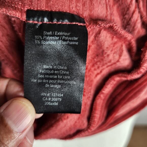 Heartloom Somi Velour Sweatshirt Top Womens Size Small Sangria Long Sleeve - Picture 10 of 11